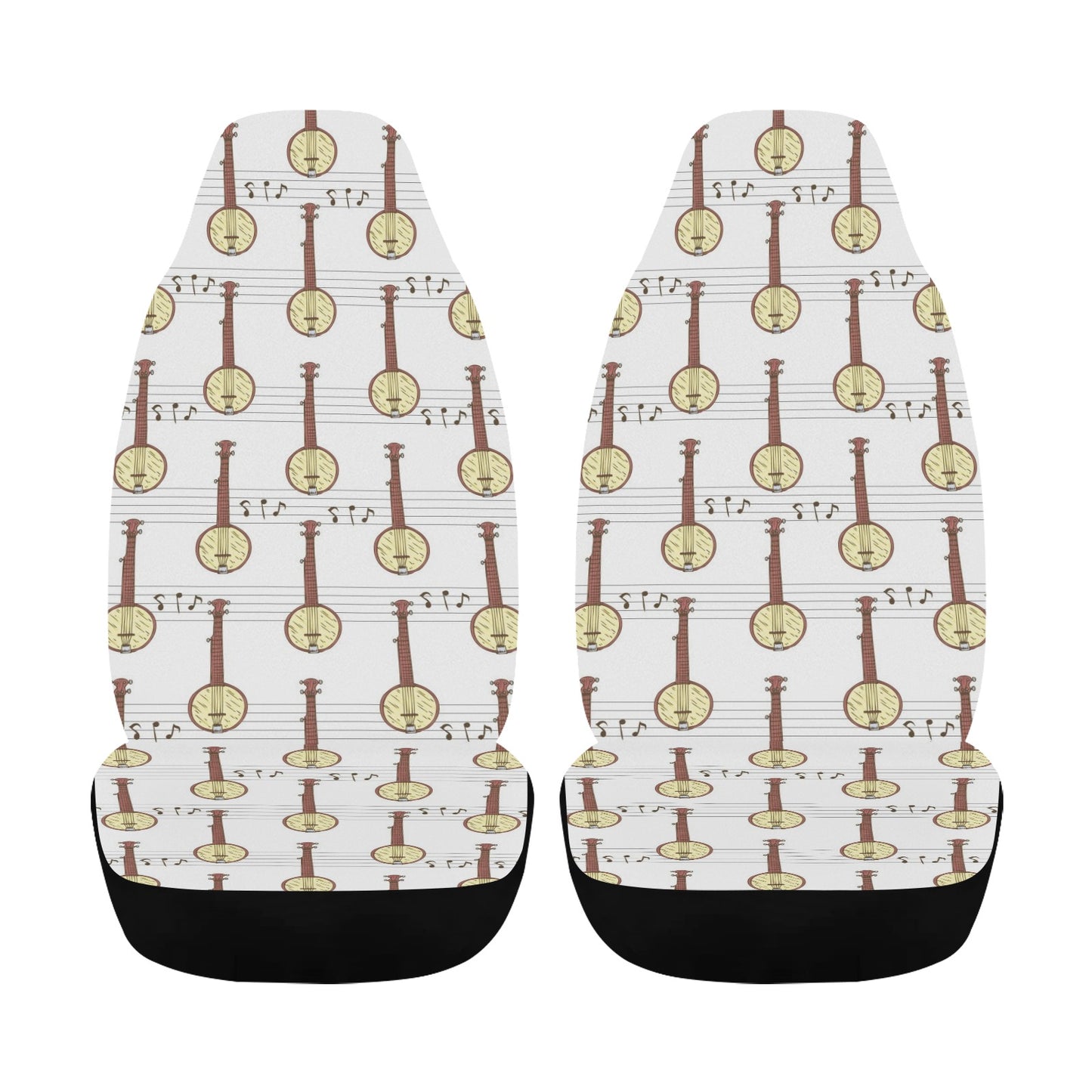 Banjo Print Design LKS402 Car Seat Covers