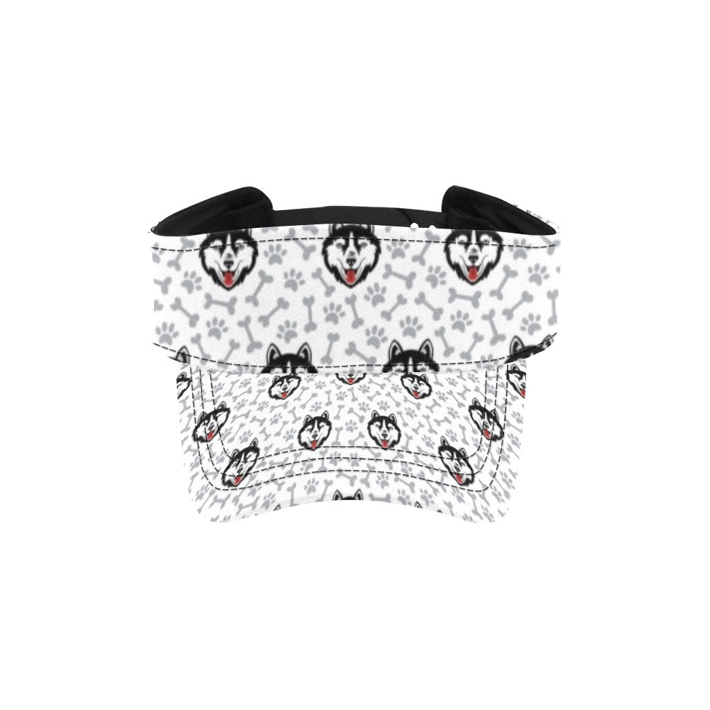Siberian Huskies Print Design LKS305 Unisex Sun Visor