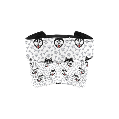Siberian Huskies Print Design LKS305 Unisex Sun Visor
