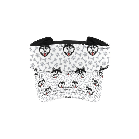 Siberian Huskies Print Design LKS305 Unisex Sun Visor