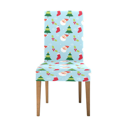 Santa Themed Print Design LKS301 Dining Chair Slipcover