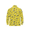 Bee Cute Print Design LKS308 Long Sleeve Polo Shirt For Men's