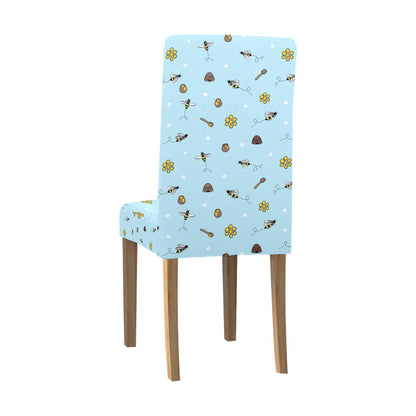 Honey Bee Print Design LKS307 Dining Chair Slipcover