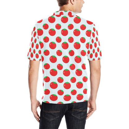 Tomato Print Design LKS307 Men Polo Shirt
