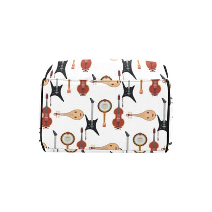 Banjo Print Design LKS403 Diaper Bag Backpack