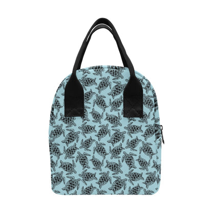 Sea Turtle Print Design LKS3010 Insulated Lunch Bag