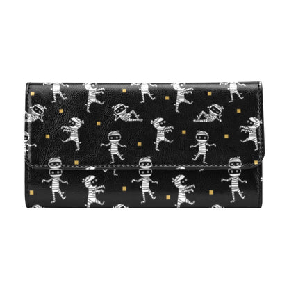 Mummy Cute Print Design LKS301 Women's Trifold Wallet