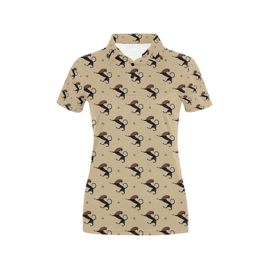 Ancient Greek Print Design LKS3011 Women's Polo Shirt