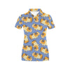 Guinea Pig Pattern Print Design 01 Women's Polo Shirt