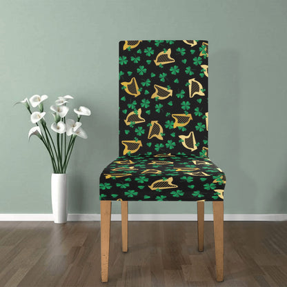 Harp Print Design LKS402 Dining Chair Slipcover