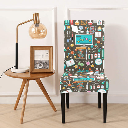 Science Print Design LKS303 Dining Chair Slipcover