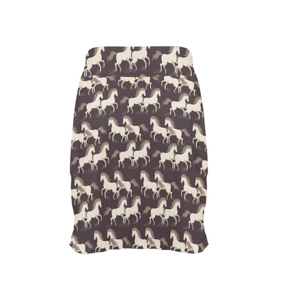Horse Print Design LKS304 17" Golf & Pickleball Skort with Pockets