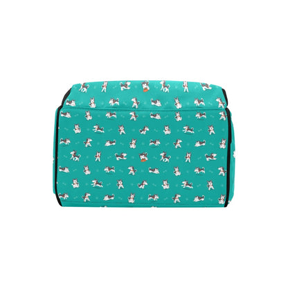 Siberian Huskies Print Design LKS303 Diaper Bag Backpack