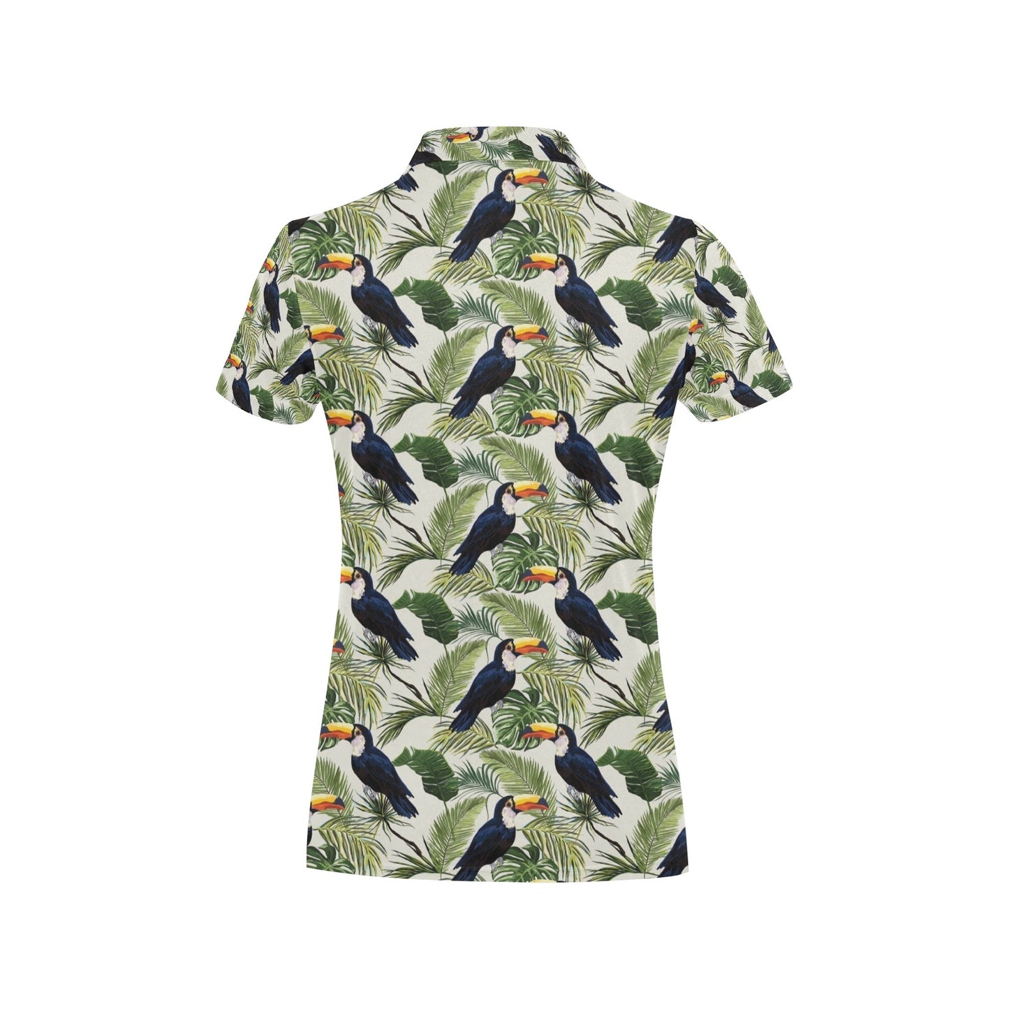 Toucan Print Design LKS308 Women's Polo Shirt