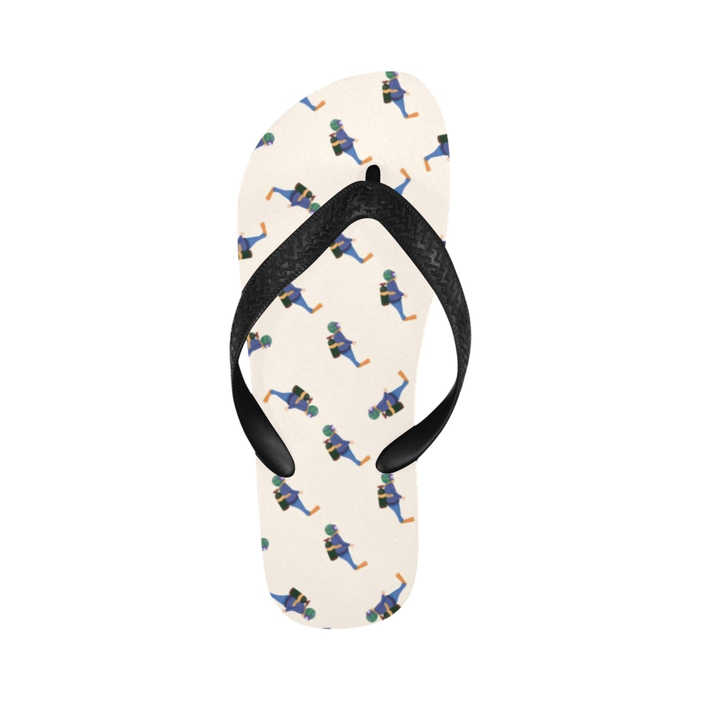 Scuba Driver Print Design LKS301 Flip Flops