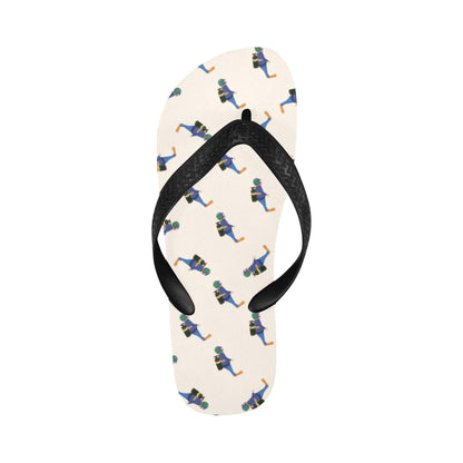 Scuba Driver Print Design LKS301 Flip Flops