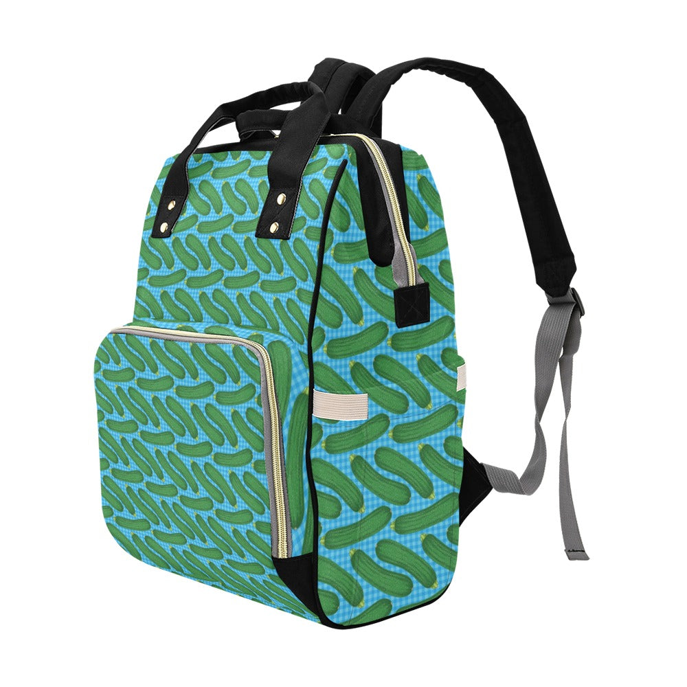 Zucchini Print Design LKS301 Diaper Bag Backpack