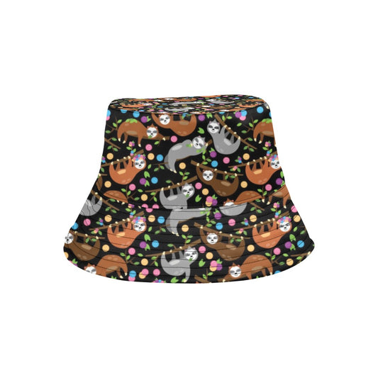 Sloth Print Design LKS306 Unisex Bucket Hat
