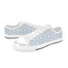 Samoyeds Print Design LKS301 Women's White Low Top Shoes