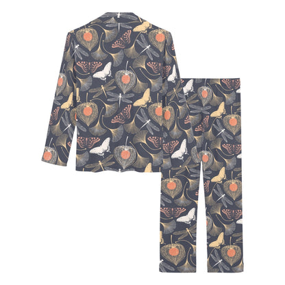 Dragonfly Print Design LKS404 Women's Long Pajama Set