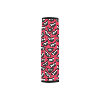 Vampire Lips Print Design LKS305 Car Seat Belt Cover