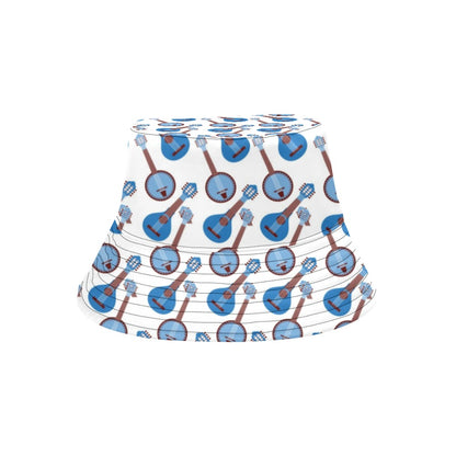 Banjo Print Design LKS401 Unisex Bucket Hat