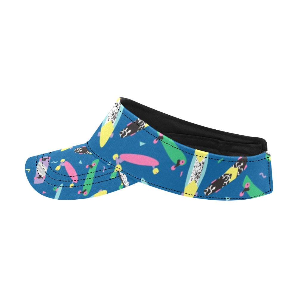 Skateboard Print Design LKS302 Unisex Sun Visor