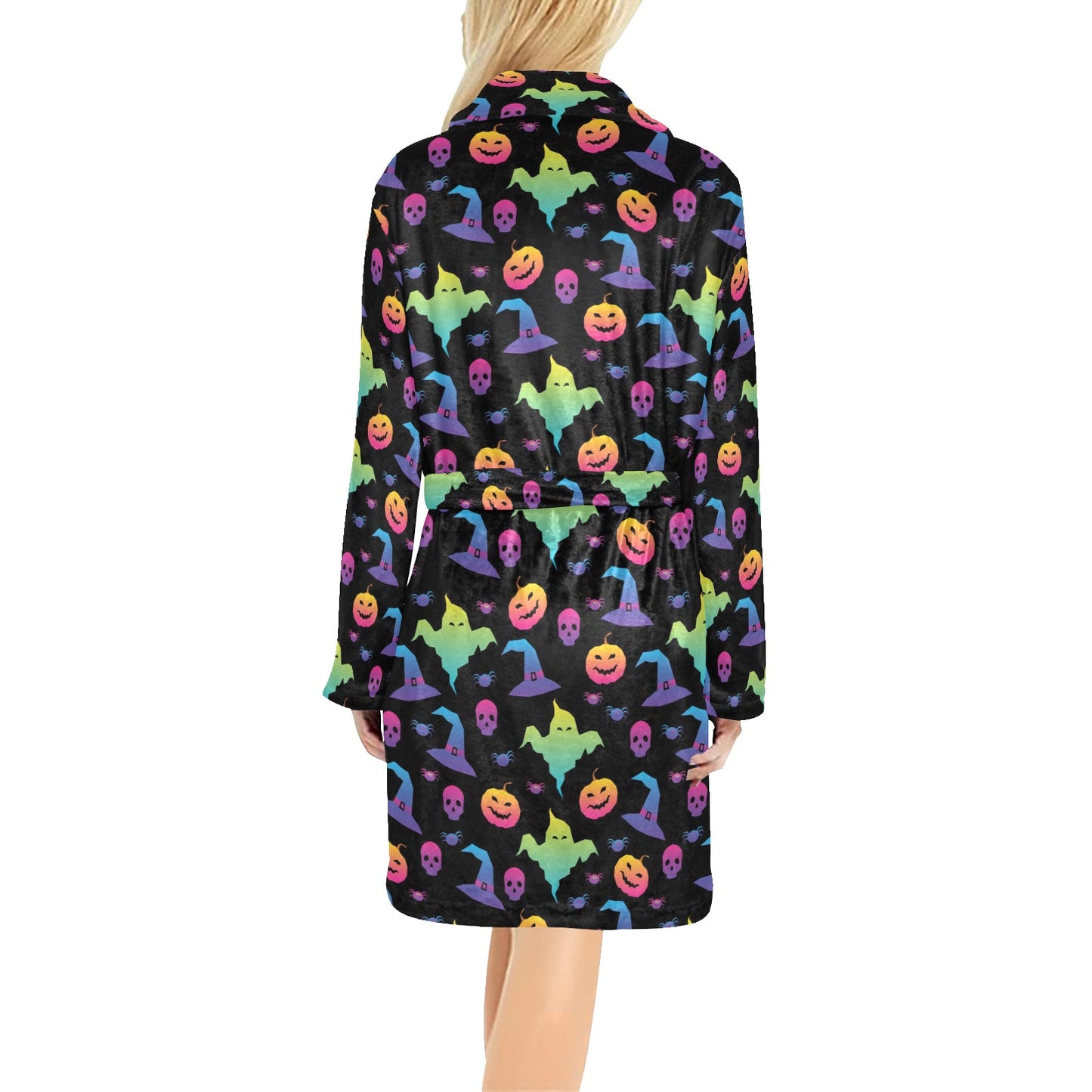 Halloween Print Design LKS404 Women's Fleece Robe