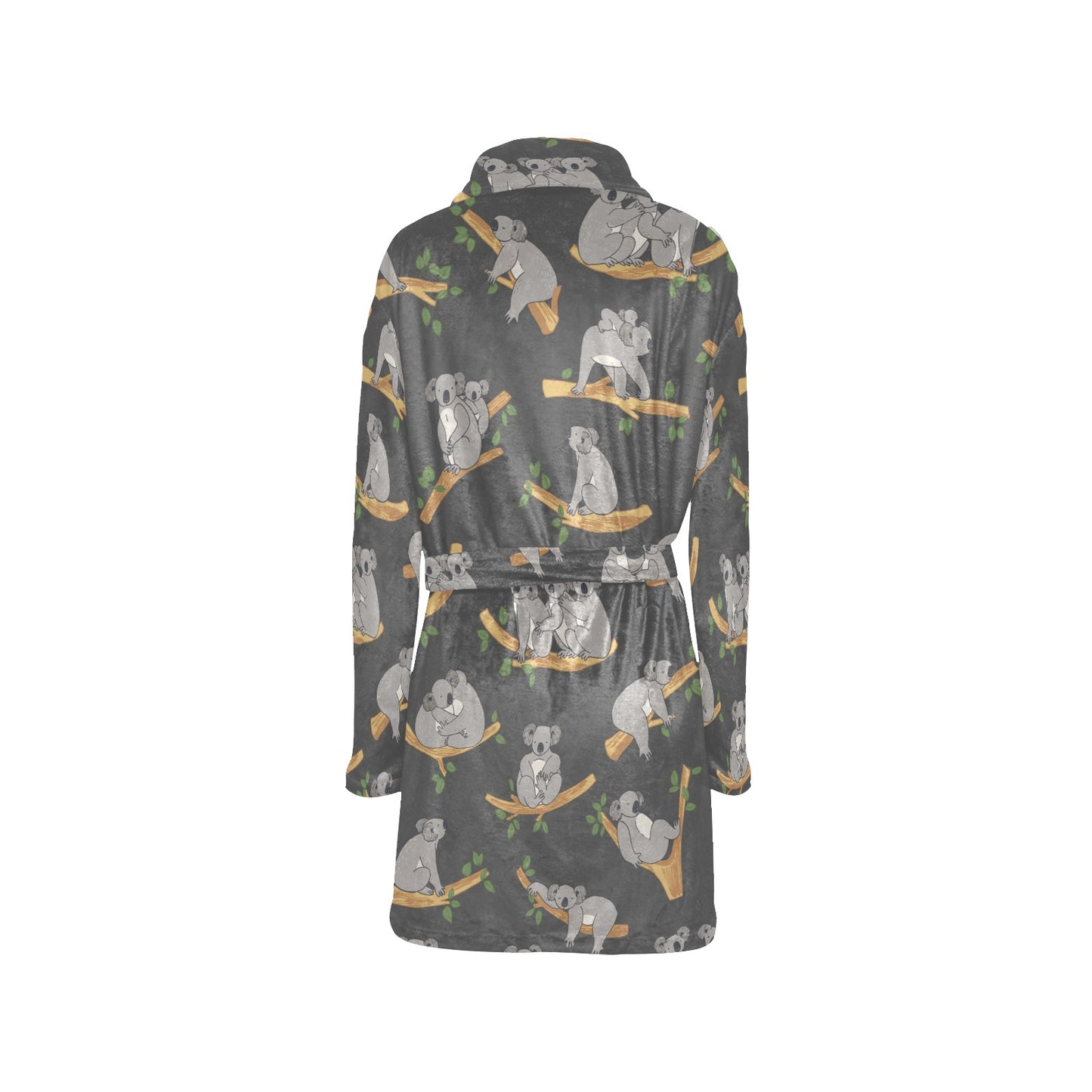 Koala Pattern Print Design 07 Women's Fleece Robe