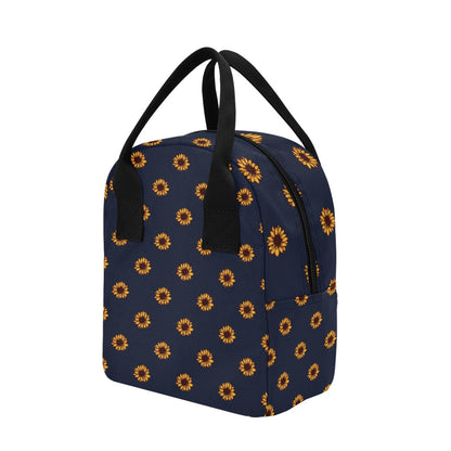 Sunflower Print Design LKS304 Insulated Lunch Bag