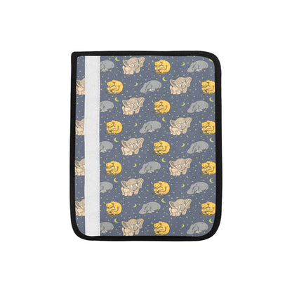 Safari Elephant Lion Print Design LKS303 Car Seat Belt Cover
