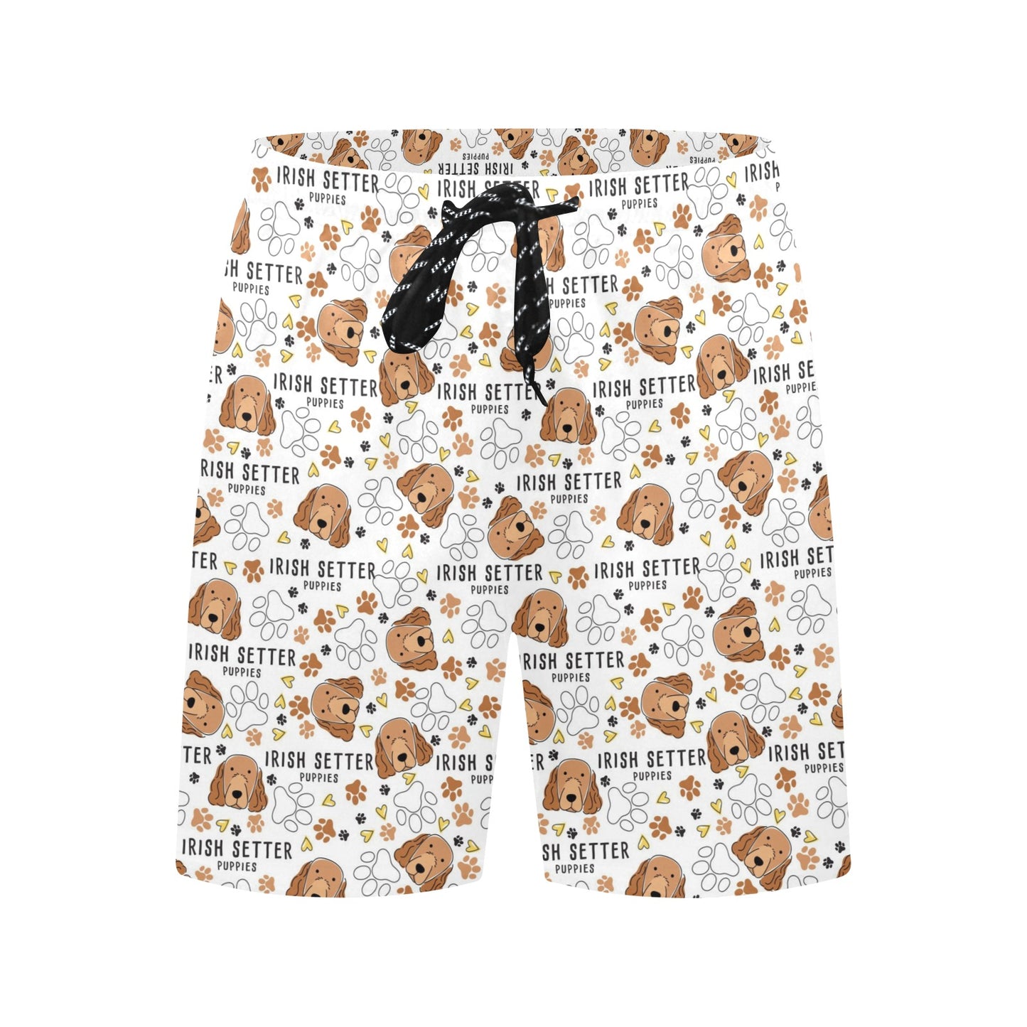 Setters Irish Print Design LKS301 Men's Swim Trunks Beach Shorts