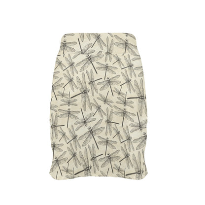 Dragonfly Print Design LKS402 17" Golf & Pickleball Skort with Pockets