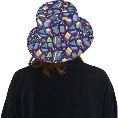 Geometric Print Design LKS401 Unisex Bucket Hat