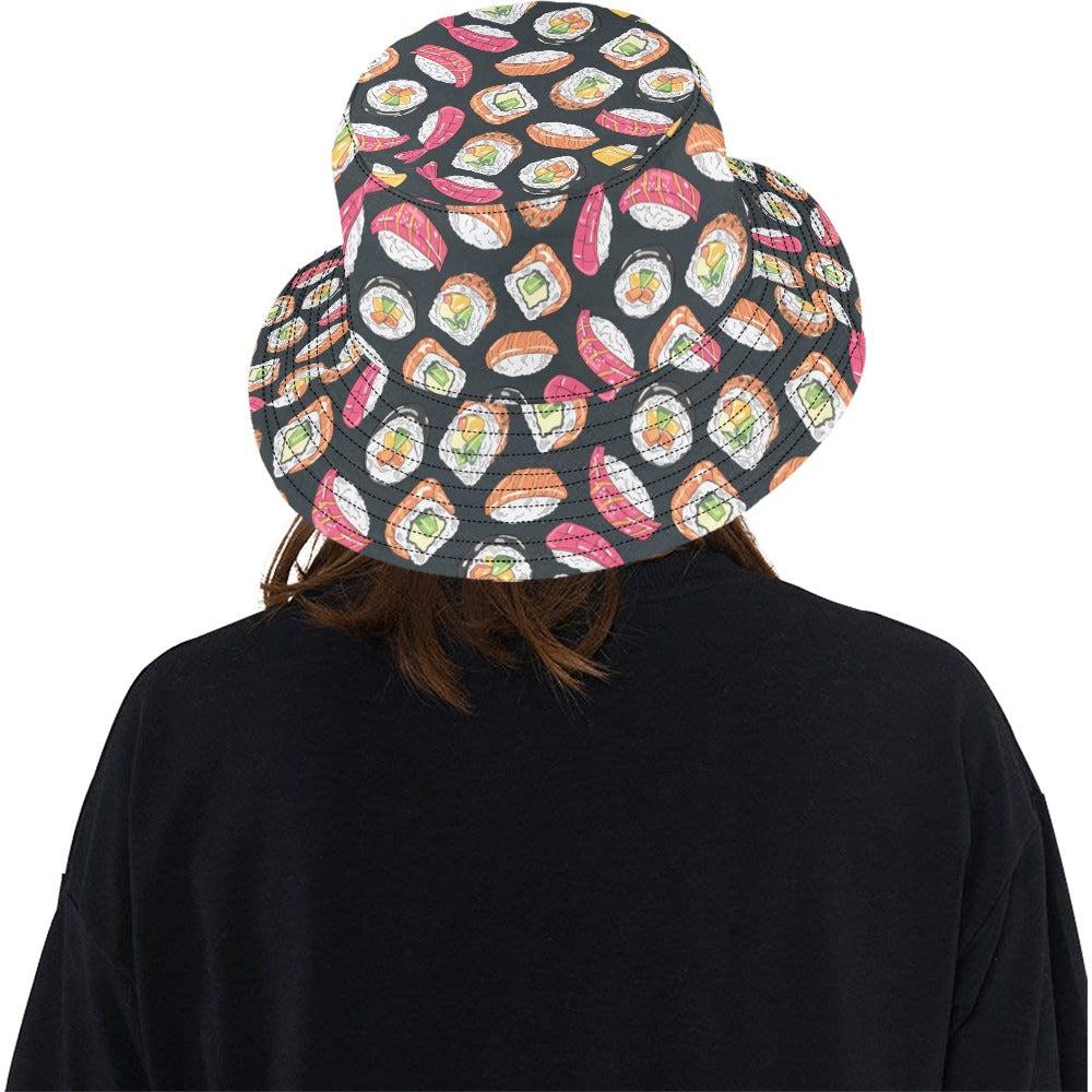 Sushi Print Design LKS306 Unisex Bucket Hat