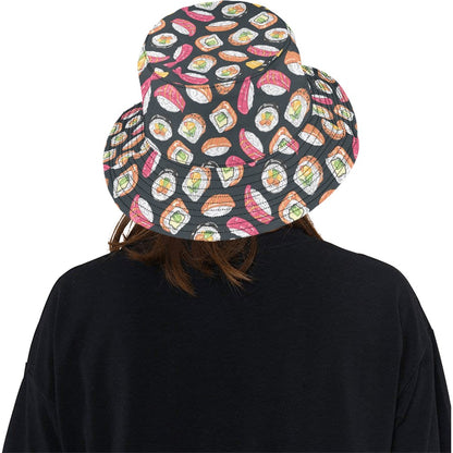 Sushi Print Design LKS306 Unisex Bucket Hat