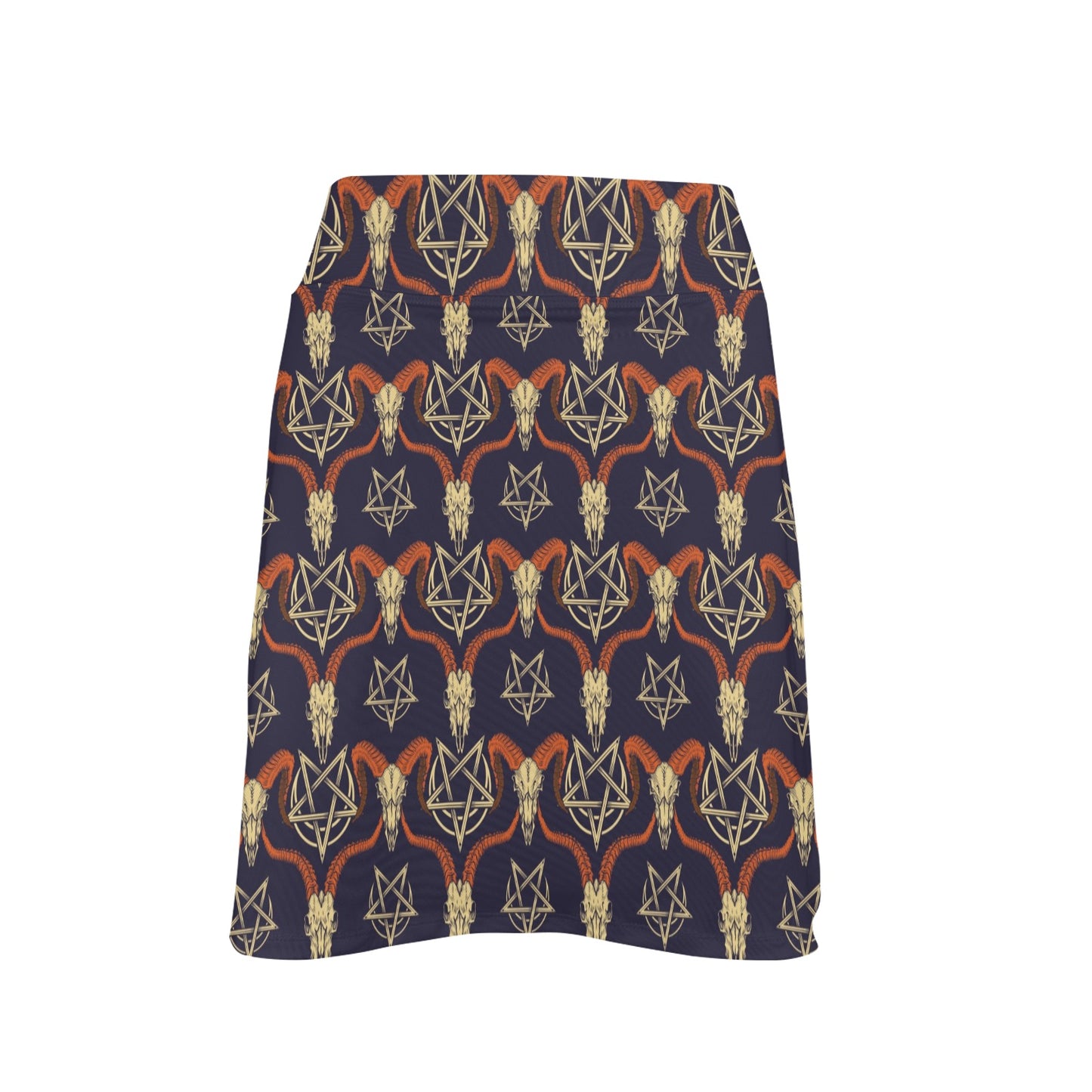 Buffalo Head Print Design LKS403 17" Golf & Pickleball Skort with Pockets