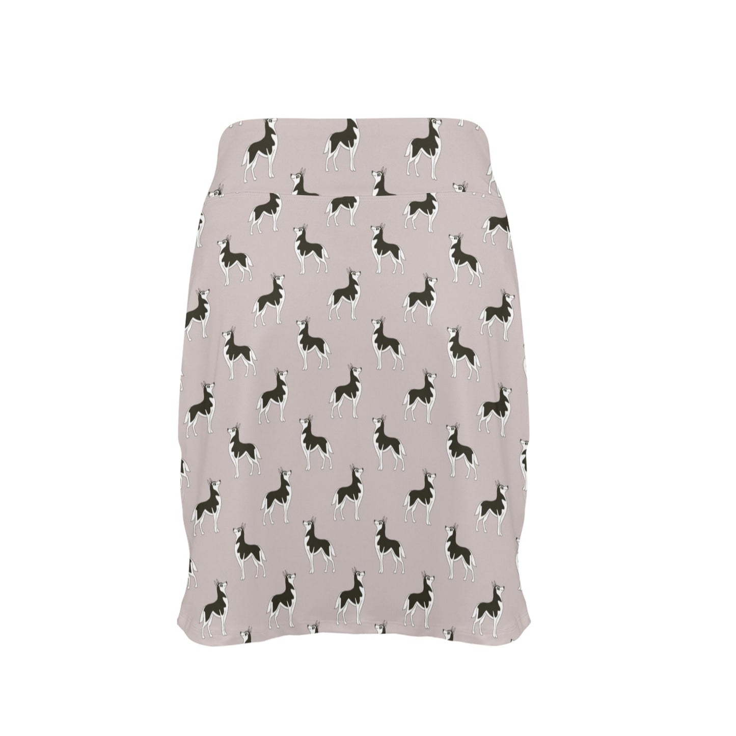Siberian Huskies Print Design LKS301 17" Golf & Pickleball Skort with Pockets