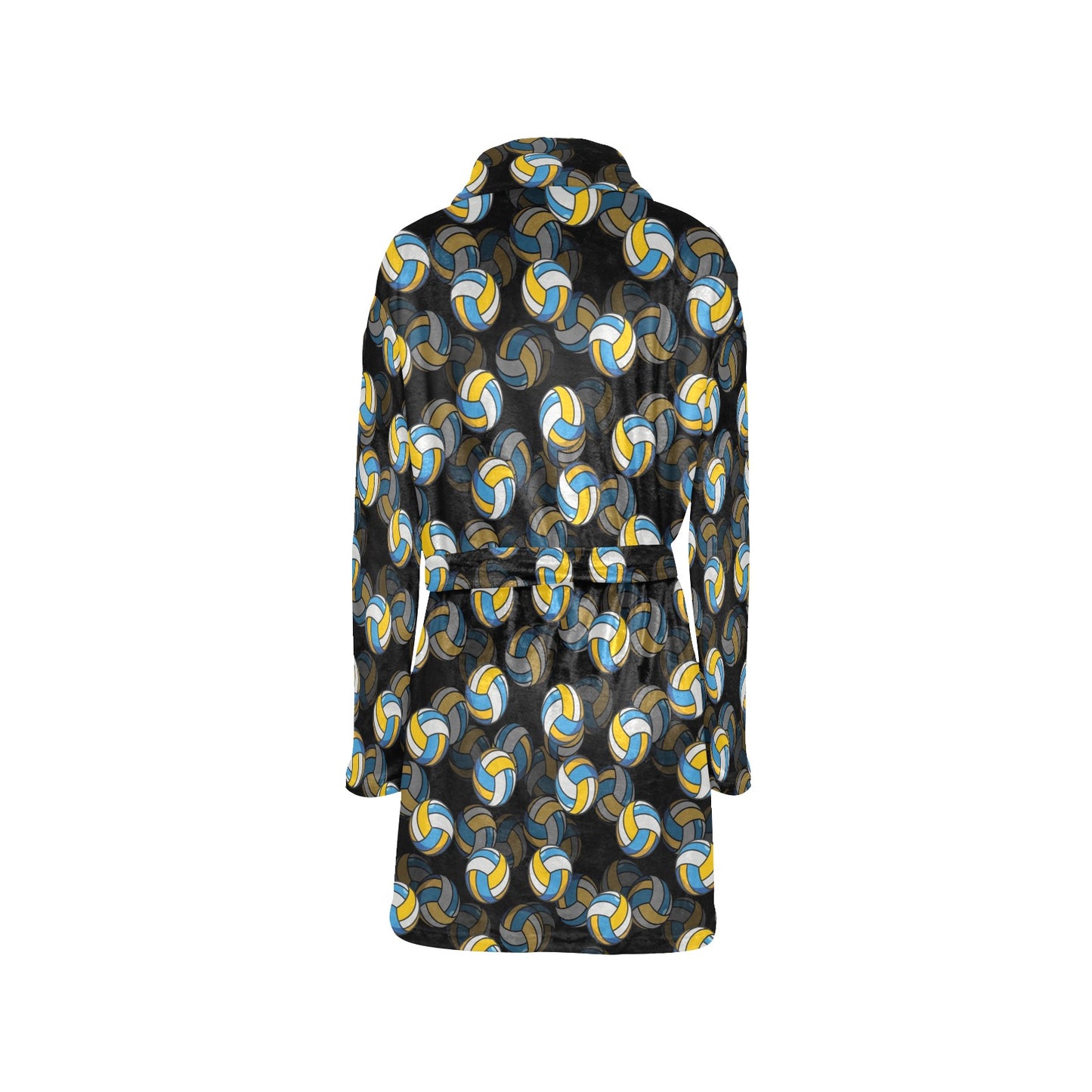 Volleyball Print Design LKS302 Women's Fleece Robe