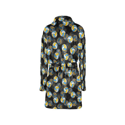 Volleyball Print Design LKS302 Women's Fleece Robe