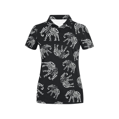 Elephant Tribal Women's Polo Shirt