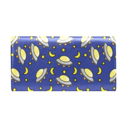 UFO Print Design LKS309 Women's Trifold Wallet