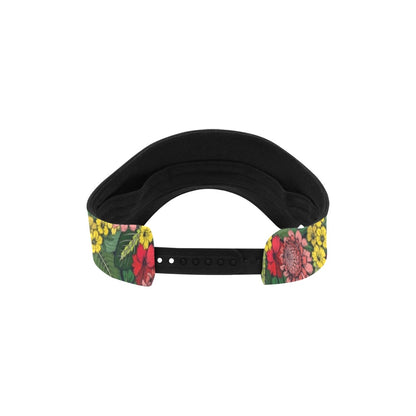 Summer Floral Print Design LKS305 Unisex Sun Visor