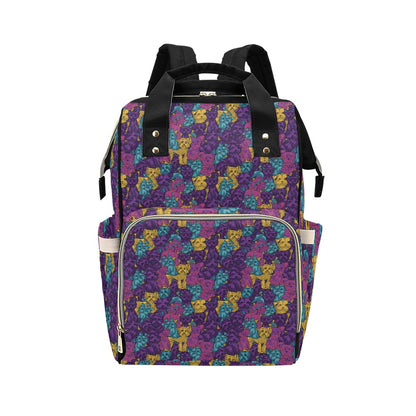 Yorkshire Terriers Print Design LKS3010 Diaper Bag Backpack