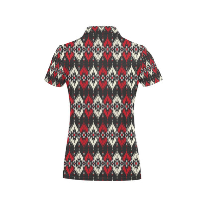 Southwestern Pattern Women's Polo Shirt