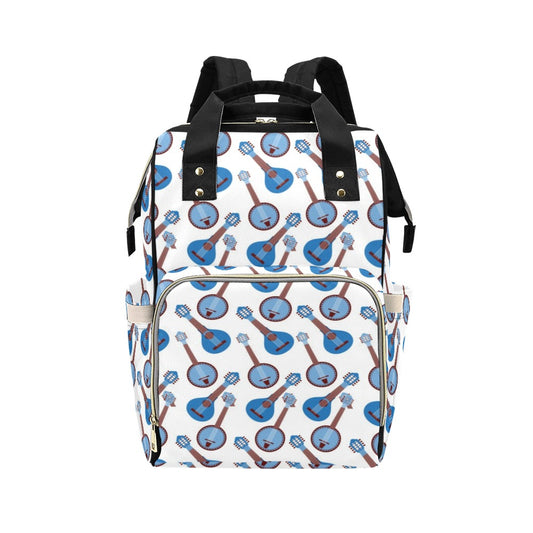 Banjo Print Design LKS401 Diaper Bag Backpack
