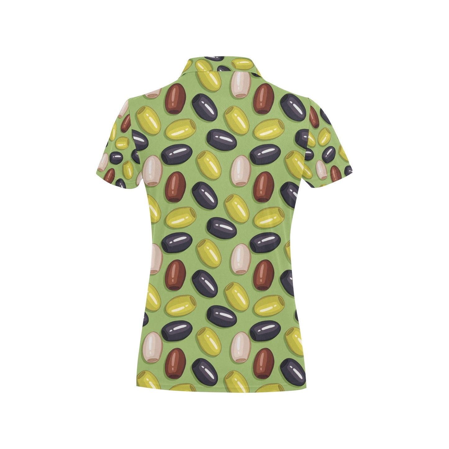 Olive Print Design LKS301 Women's Polo Shirt