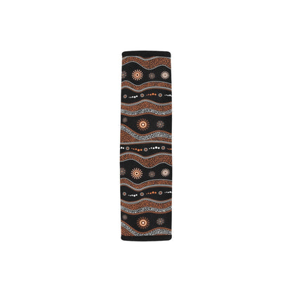 Aboriginal Print Design LKS404 Car Seat Belt Cover