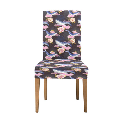 Blue Whale Print Design LKS401 Dining Chair Slipcover
