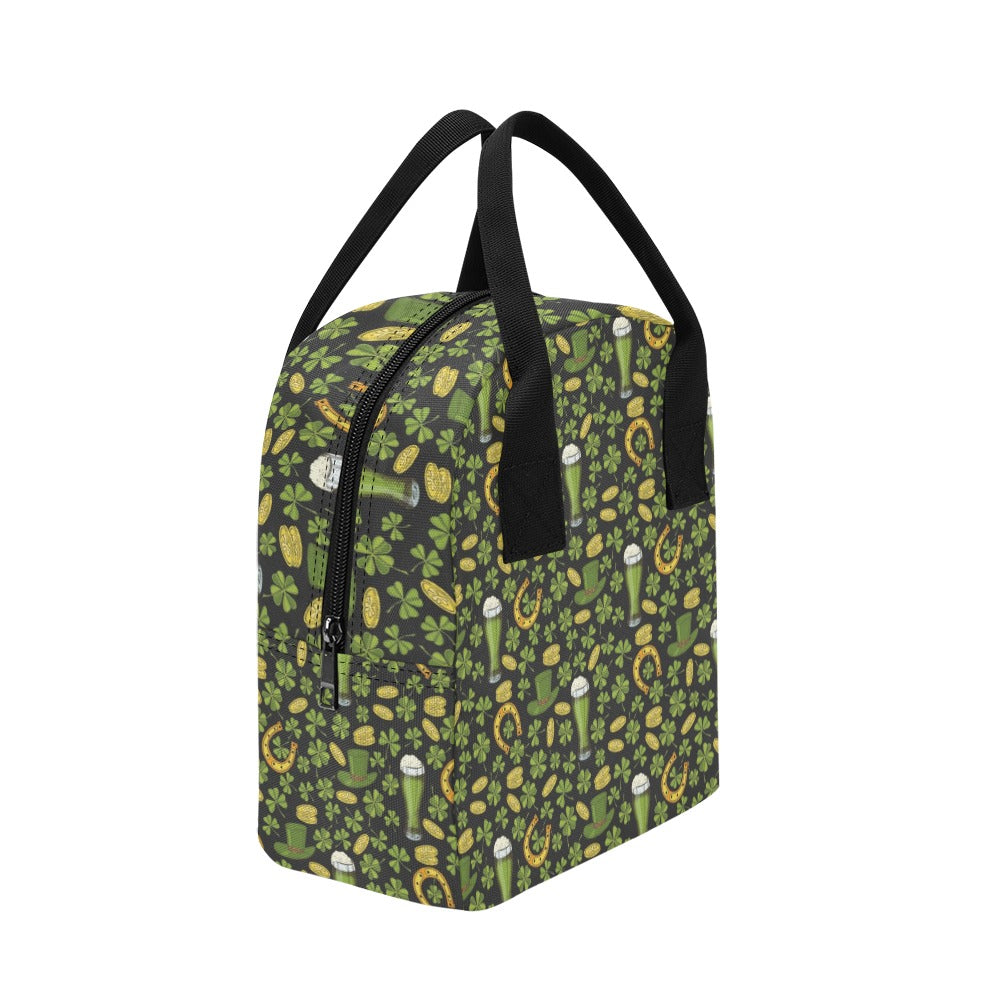 St Patricks Day Print Design LKS307 Insulated Lunch Bag